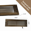 Antique Bronze LED Step Light Fixture | Brass Construction | Low Voltage