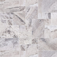 Atlantic Grey Marble Tiles Antique Pattern Sand-Blasted Brushed - Livfloors Collection