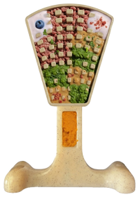 Waffle Tower Nylon Chew & Enrichment Toy | 2-in-1 for Aggressive Chewers | SodaPup