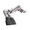AWE 2016-2023 Toyota Tacoma 0FG Catback Exhaust w/ BashGuard - Dual Diamond Black Tips