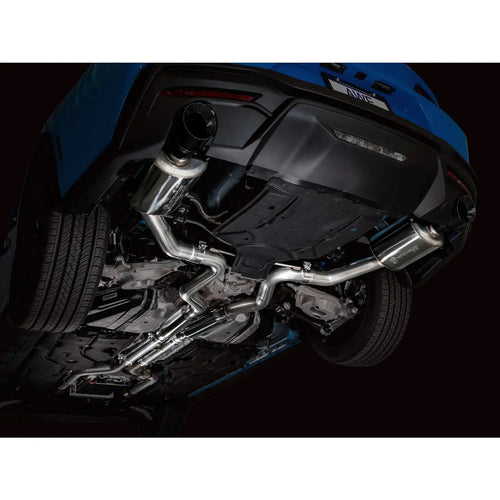 AWE 2024 Ford Mustang GT Fastback S650 RWD Touring Catback Exhaust w/ Dual Diamond Black Tips