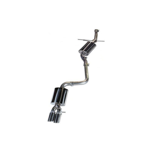 AWE Tuning Audi B8 A5 2.0T Touring Edition Single Outlet Exhaust - Diamond Black Tips