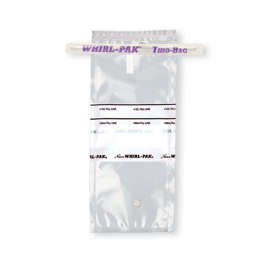 Whirl-Pak B01040 Thio-Bags® - 3.38 oz. (100 ml) - Box of 100
