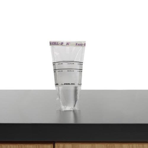 Whirl-Pak B01402 Stand-Up Thio-Bags® - 3.4 oz. (100 ml) - Box of 100