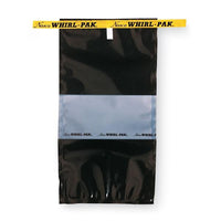 Whirl-Pak B01418 Black Bags - 18 oz. (532 ml) - Box of 500