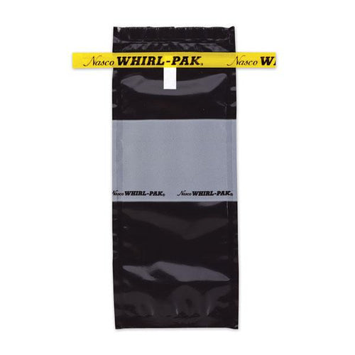 Whirl-Pak B01472 Light Sensitive/Black Bags - 4 oz. (118 ml) - Box of 500