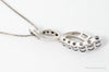 Designer Alwand Vahan Sapphire Cubic Zirconia Sterling Silver Necklace
