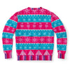 Relaxin' Santa Flamingo Ugly Christmas Sweatshirt