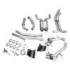 AWE Tuning 2021-2025 Audi C8 RS6/RS7 SwitchPath Cat-back Exhaust - Diamond Black Tips