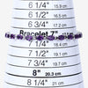 7.98 Carat Genuine Amethyst .925 Sterling Silver Bracelet
