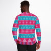 Relaxin' Santa Flamingo Ugly Christmas Sweatshirt