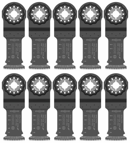 BOSCH OSL114JF-10 1-1/4 In. Starlock® Oscillating Multi Tool Bi-Metal Xtra-clean Plunge Cut Blade 10 Pk.