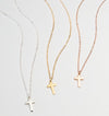 Tiny Cross Necklace