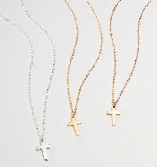 Tiny Cross Necklace