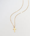 Tiny Cross Necklace