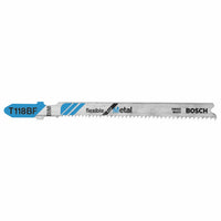 BOSCH T118BF 5 pc. 3-5/8 In. 11-14 TPI Flexible for Metal T-Shank Jig Saw Blades