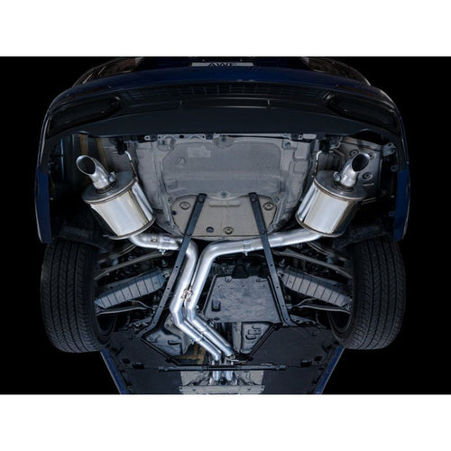AWE Audi 2019-2023 C8 A6/A7 3.0T Touring Edition Cat-back Exhaust- Turn Downs