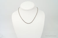 Designer BA Suarti High Fashion Sterling Silver Chain Link Necklace