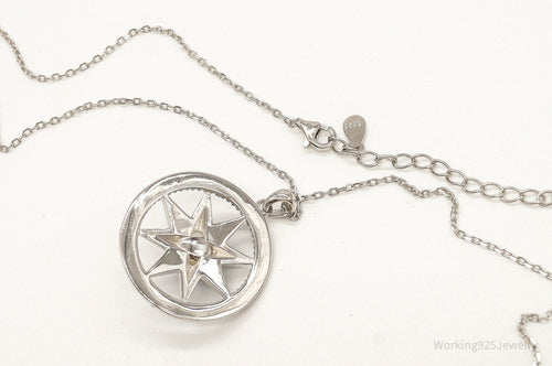 Designer Ryze Pearl Swarovski Crystals Sterling Silver Necklace