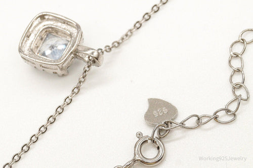 Designer Ryze Cubic Zirconia Sterling Silver Necklace