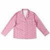Simple Pink Flamingo Satin Pajamas
