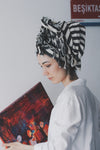 Zebra Cotton Linen Towel