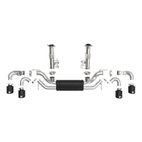 aFe MACH Force-Xp 3in to 2-1/2in 304SS Cat-Back 2020 Chevy Corvette (C8) 6.2L - Black Tip