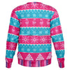Relaxin' Santa Flamingo Ugly Christmas Sweatshirt