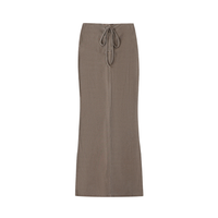 Essential Washed Drawstring Skirt
