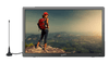 Portable 16" 12 Volt Digital LED TV with USB, SD, and HDMI Input: Built-in Rechargeable Lithium Ion Battery and FM Radio Jupiter Gear