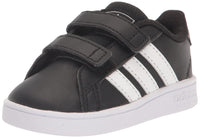 adidas Grand Court Sneaker Black/White/White 1 US Unisex Little Kid