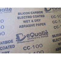 100 Grit Sandpaper – 10 Pack, 9x11 in, Wet or Dry Use eQualle Sandpaper