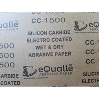 1500 Grit Sandpaper Sheets – 50 Pack, 9x11 in, Wet or Dry Use eQualle Sandpaper