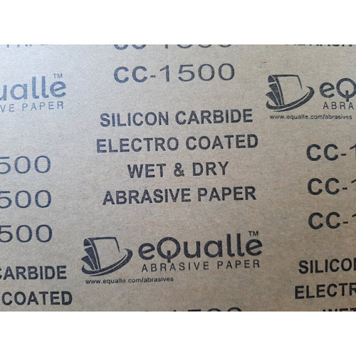 1500 Grit Sandpaper Sheets – 50 Pack, 9x11 in, Wet or Dry Use eQualle Sandpaper