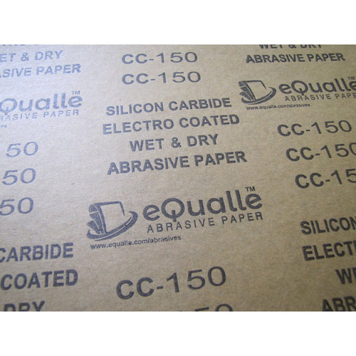 150 Grit Sandpaper Sheets – 10 Pack, 9x11 in, Wet or Dry Use eQualle Sandpaper