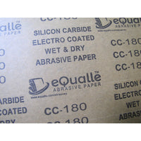 180 Grit Sandpaper Sheets – 100 Pack, 9x11 in, Wet or Dry Use eQualle Sandpaper