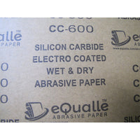 600 Grit Sandpaper Sheets – 50 Pack, 9x11 in, Wet or Dry Use eQualle Sandpaper