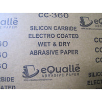 360 Grit Sandpaper Sheets – 50 Pack, 9x11 in, Wet or Dry Use eQualle Sandpaper