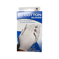 Cara Dermatological Cotton Gloves Medium