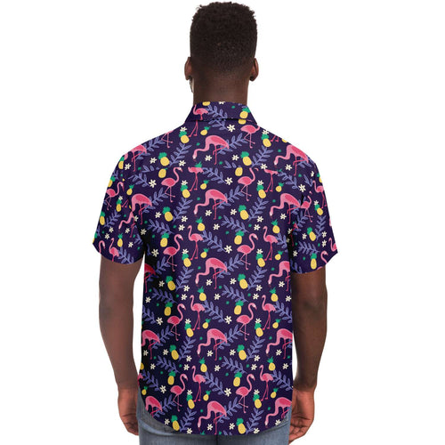 Flamingo Pineapple Hawaiian Shirt