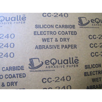 240 Grit Sandpaper Sheets – 100 Pack, 9x11 in, Wet or Dry Use eQualle Sandpaper