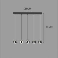 Ball Pendant Light for Living Room with Sleek Modern Design