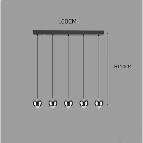 Ball Pendant Light for Living Room with Sleek Modern Design
