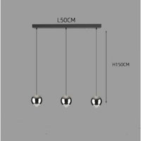 Ball Pendant Light for Living Room with Sleek Modern Design
