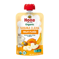 Holle Organic Banana Llama - Fruit Purée Pouches