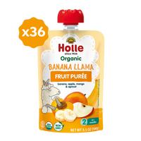 Holle Organic Banana Llama - Fruit Purée Pouches