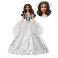 Barbie Holiday 2021 Doll - Brunette Hair ToyShnip