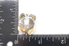 Vintage Turquoise Silver Ring - Size 9.25