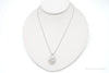 VTG Designer Silpada Large Cubic Zirconia Sterling Silver Necklace
