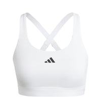 adidas Womens TLRD React Training High-Support Bra White